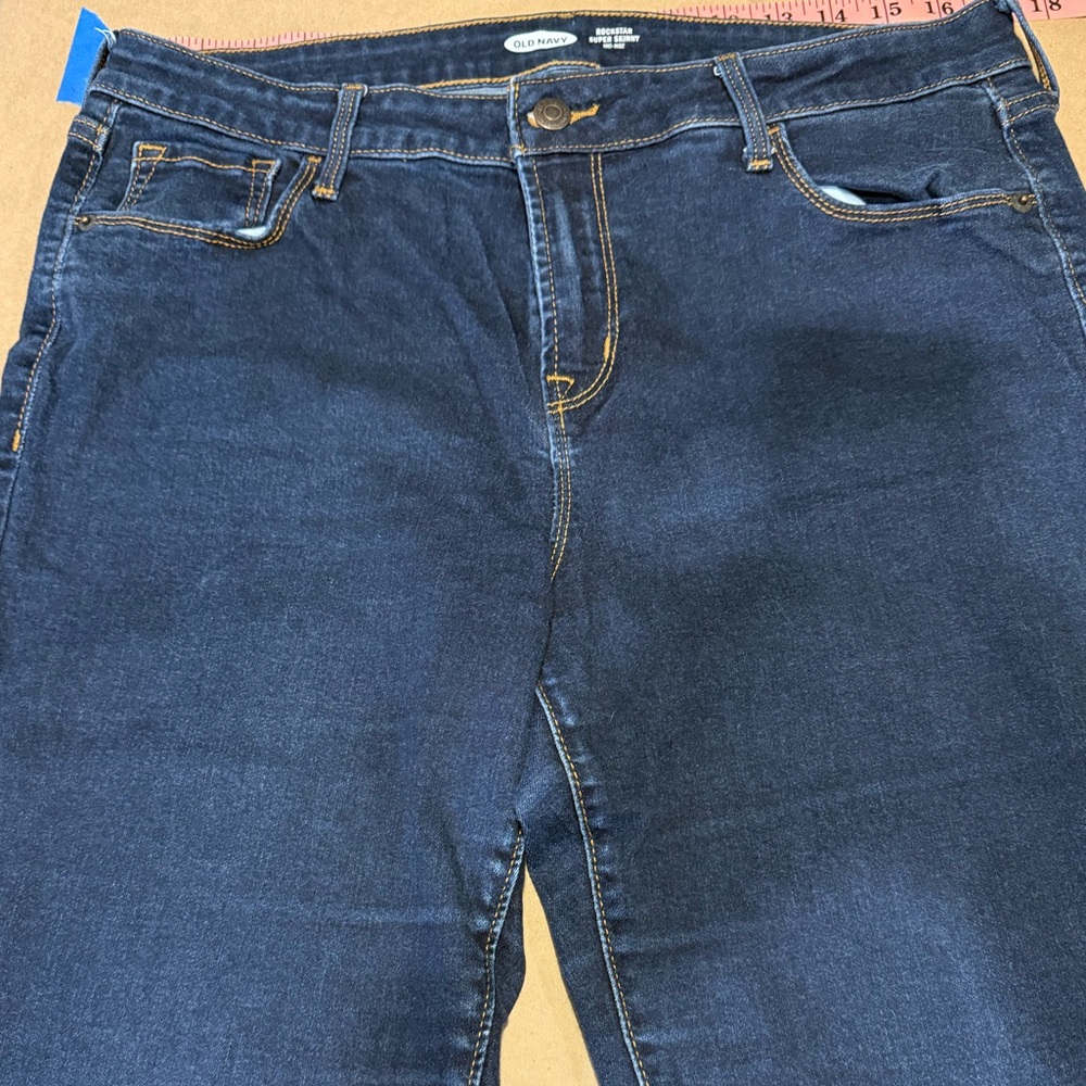 Old Navy Rockstar Super Skinny 14 Long - Picture 1 of 7
